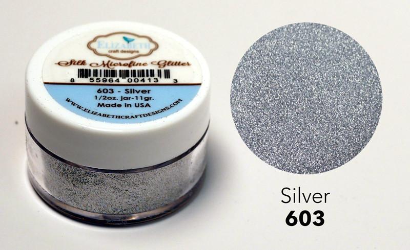 Silver - Silk Microfine Glitter