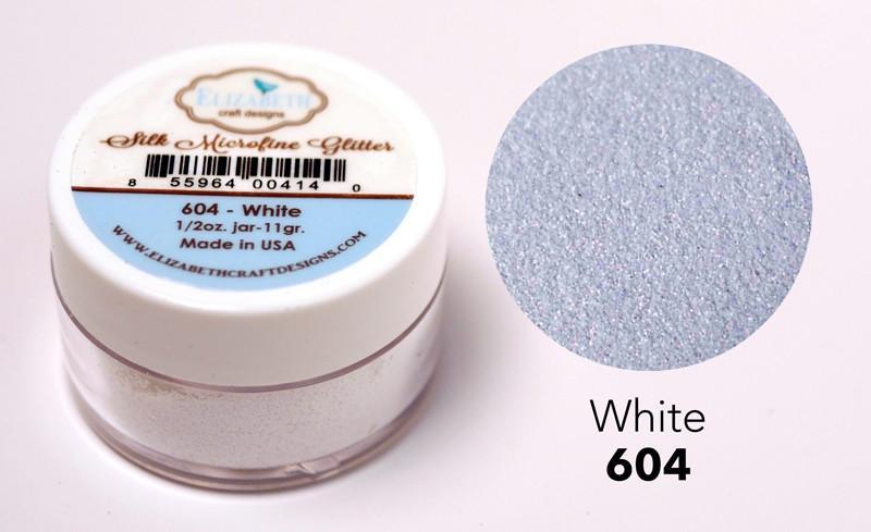 White - Silk Microfine Glitter