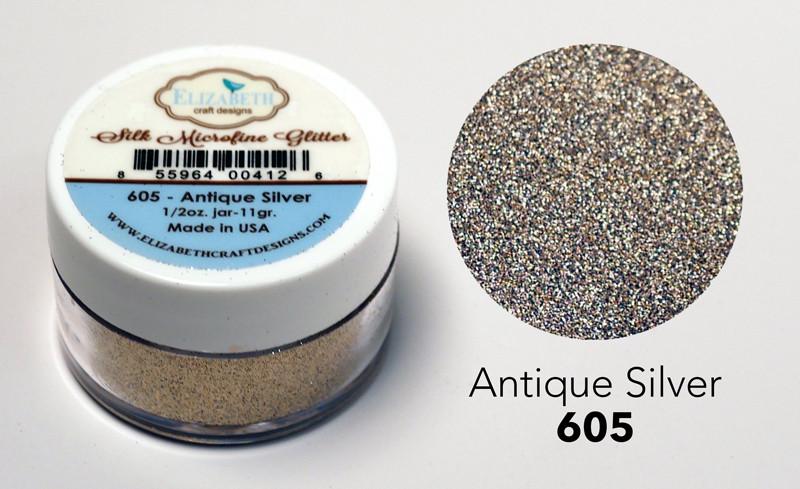 Antique Silver - Silk Microfine Glitter