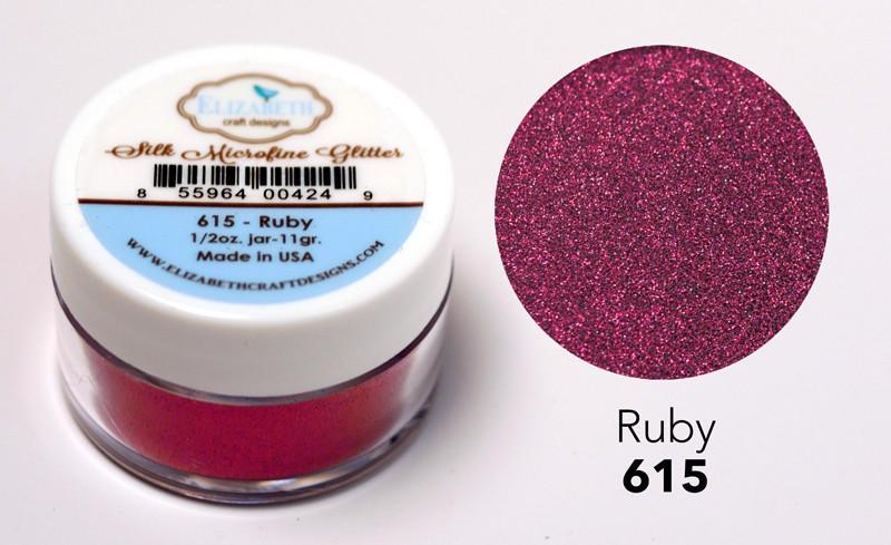 Ruby - Silk Microfine Glitter - Silk Microfine Glitter - ElizabethCraftDesigns.com