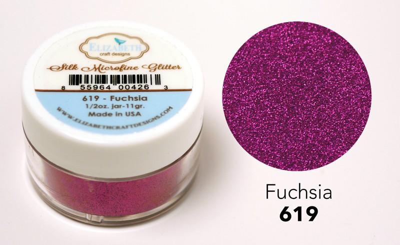 Fuchsia - Silk Microfine Glitter - Silk Microfine Glitter - ElizabethCraftDesigns.com