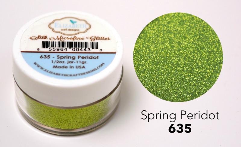 Spring Peridot - Silk Microfine Glitter - Silk Microfine Glitter - ElizabethCraftDesigns.com