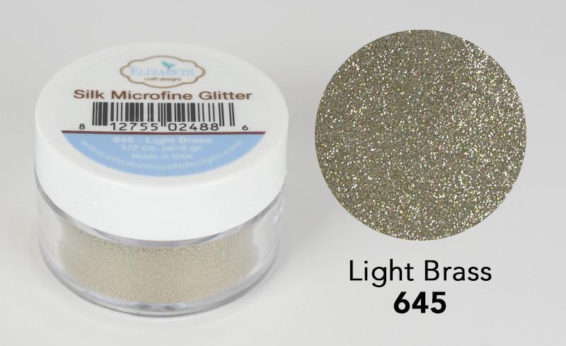 Light Brass - Silk Microfine Glitter - Silk Microfine Glitter - ElizabethCraftDesigns.com