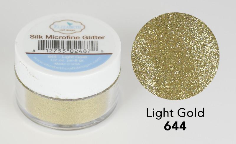 Light Gold - Silk Microfine Glitter - Silk Microfine Glitter - ElizabethCraftDesigns.com