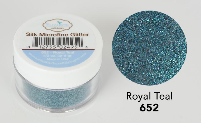 Royal Teal - Silk Microfine Glitter - Silk Microfine Glitter - ElizabethCraftDesigns.com